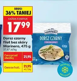 Biedronka Dorsz czarny filet bez skóry oferta