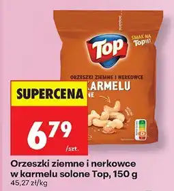 Biedronka Orzeszki ziemne i nerkowce w karmelu solone oferta