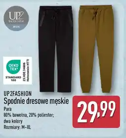 ALDI Spodnie dresowe męskie UP2FASHION oferta