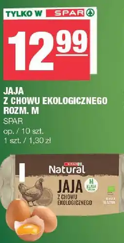 Spar Jaja z chowu ekologicznego rozmiar M oferta