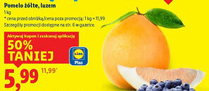Lidl Pomelo żółte, luzem oferta