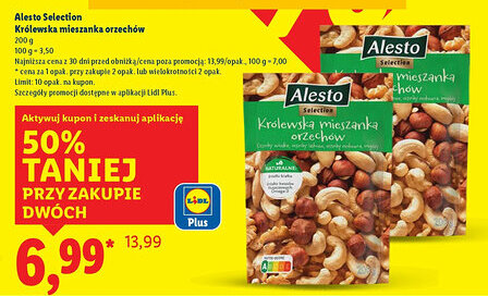 Lidl Alesto Selection Królewska mieszanka orzechów oferta