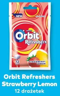 Eurocash Orbit Refreshers Strawberry Lemon 12 drażetek oferta