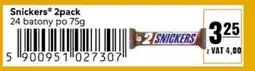 Eurocash Snickers 2pack oferta