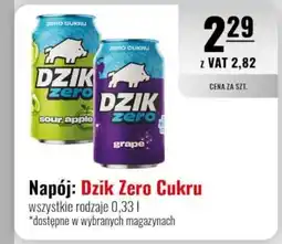 Eurocash Napój: Dzik Zero Cukru oferta