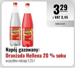Eurocash Napój gazowany: Oranżada Hellena 20% soku oferta
