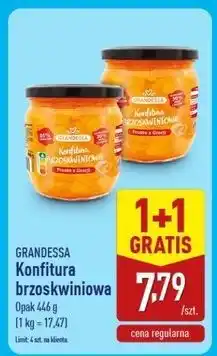 ALDI Konfitura brzoskwiniowa Grandessa oferta