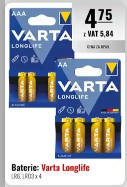 Eurocash Baterie: Varta Longlife oferta
