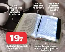 Netto Zakładka do książek z lampką LED oferta