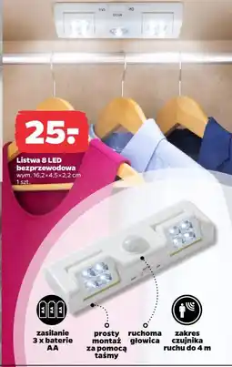 Netto Listwa 8 LED bezprzewodowa oferta