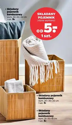 Netto Składany pojemnik bambusowy oferta