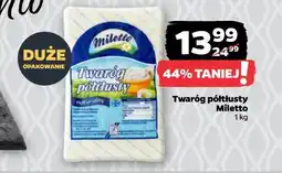 Netto Twaróg półtłusty Miletto oferta