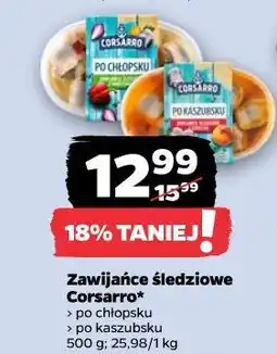 Netto Zawijańce śledziowe Corsarro oferta