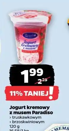 Netto Jogurt kremowy z musem Paradiso oferta