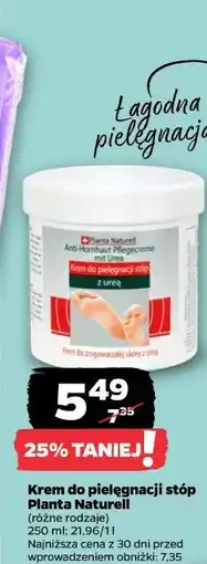 Netto Krem do pielęgnacji stóp Planta Naturell oferta