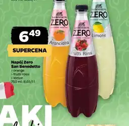 Netto Napój Zero San Benedetto (orange, fruit rossi, lemon) oferta