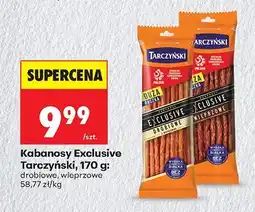 Biedronka Kabanosy Exclusive drobiowe oferta