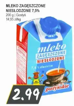 Słoneczko Mleko zagęszczone nieslodzone 7,5% gostyń oferta