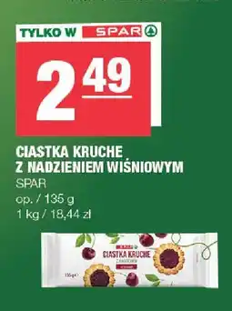 Spar Ciastka kruche z nadzieniem wiśniowym oferta