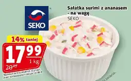 Prim Market Sałatka surimi z ananasem na wagę SEKO oferta