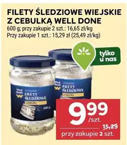 Stokrotka Filety śledziowe wiejskie z cebulką all done 600 g, przy zakupie 2 szt.: 16,65 zł/kg oferta