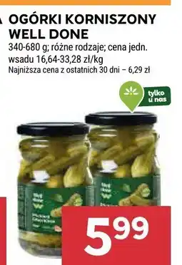 Stokrotka Ogórki korniszony Well Done oferta