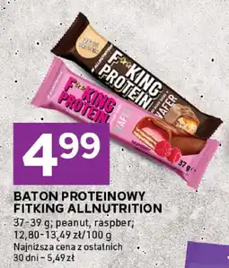 Stokrotka Baton proteinowy Fitking Allnutrition raspber oferta