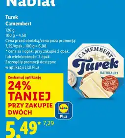 Lidl Ser Camembert naturalny oferta