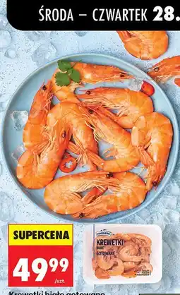 Biedronka Krewetki białe gotowane oferta