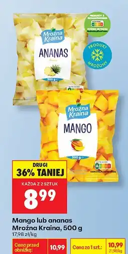 Biedronka Ananas mrożony oferta
