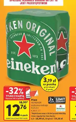 Intermarche Piwo Heineken oferta