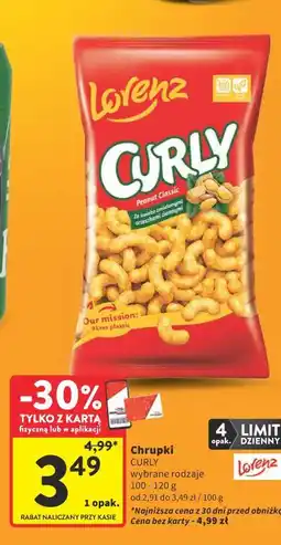 Intermarche Chrupki Curly oferta
