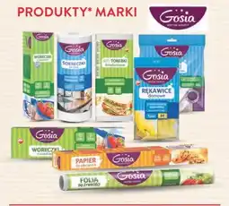Intermarche Produkty do przechowywania żywności marki Gosia (woreczki, folia, papier) oferta