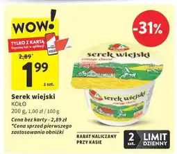 Intermarche Serek wiejski KOŁO oferta