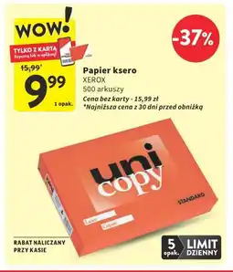 Intermarche Papier ksero XEROX oferta