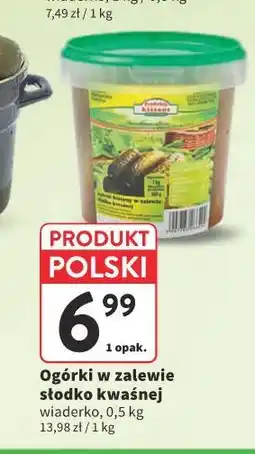 Intermarche Ogórki w zalewie słodko kwaśnej wiaderko oferta