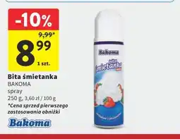 Intermarche Bita śmietanka Bakoma oferta