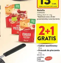 Intermarche Cukier wanilinowy 30g, Proszek do pieczenia 15g DELECTA oferta