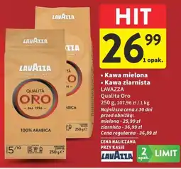 Intermarche Kawa mielona / ziarna Lavazza Qualita Oro oferta