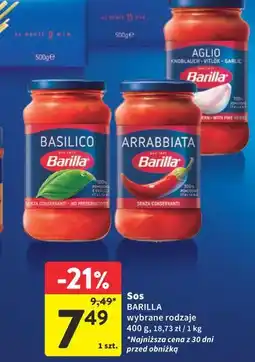 Intermarche Sos Barilla oferta