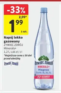 Intermarche Napój lekko gazowany ŻYWIEC ZDRÓJ Mineral+ oferta