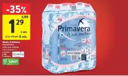 Intermarche Woda źródlana PRIMAVERA oferta