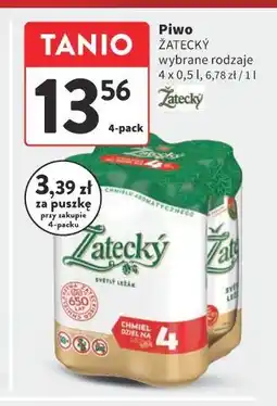 Intermarche Żatecky 4-pack oferta