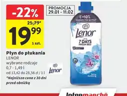 Intermarche LENOR Płyn do płukania oferta