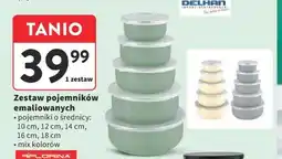 Intermarche Zestaw pojemników emaliowanych oferta