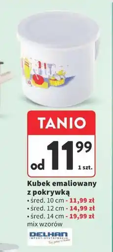 Intermarche Kubek emaliowany z pokrywką oferta