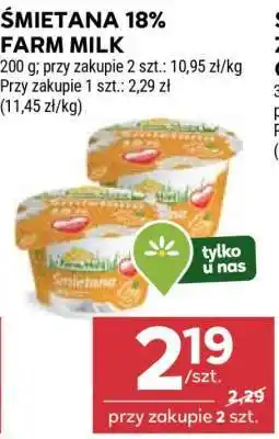 Stokrotka Market ŚMIETANA 18% FARM MILK oferta