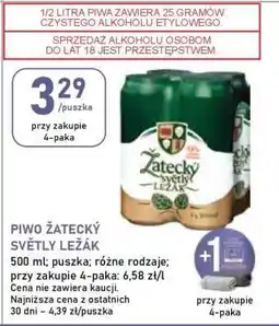 Stokrotka Market Piwo Žatecký Světlý Ležák oferta