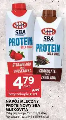 Stokrotka Market Napój Mleczny Proteinowy SBA Mlekovita oferta