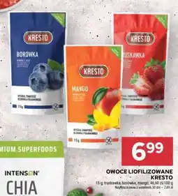 Stokrotka Market Owoce liofilizowane Kresto oferta